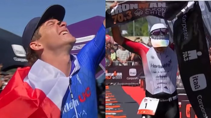 Ironman 70.3 de Pucón: El chileno Diego Moya y la mexicana Cecilia Pérez son los ganadores de la edición 2026