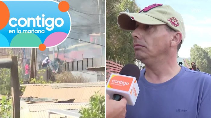 Dirigente de megatoma en San Antonio se refirió a desalojo que captó en vivo Contigo en la Mañana