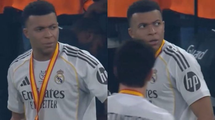Mbappé desata gran polémica: El polémico gesto que tuvo tras partido entre Real Madrid y Barcelona