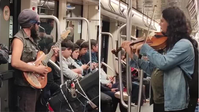 Polémica por música en trenes: ¿Qué dice el Metro de Santiago de los cantantes?