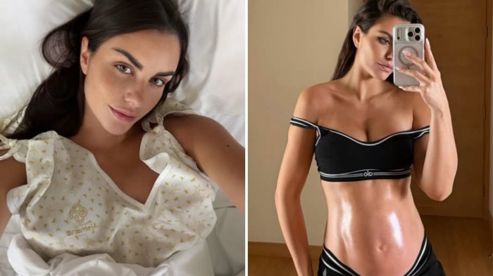 “El tiempo se detuvo”: Emilia Dides fue internada en una clínica por complicaciones en su embarazo