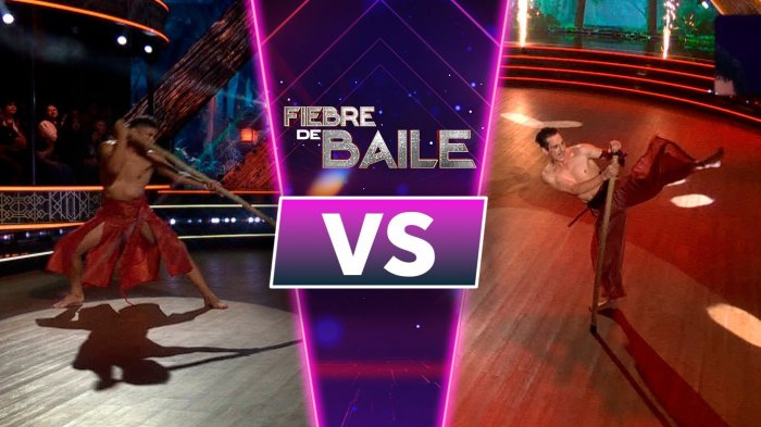 Duelo de elementos | Claudio Valdivia. vs. Gabriel Urzúa impactaron con intenso manejo de palos de bambú