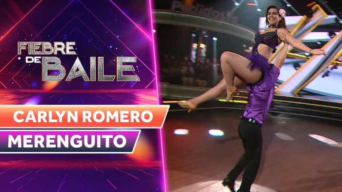 ¡Sacó a su Bichota interior! Carlyn Romero arrasó EN VIVO en Fiebre de Baile con su merenguito