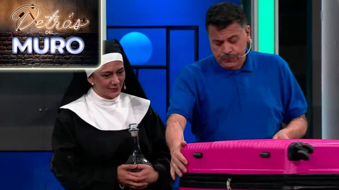 ¿No era agua bendita? Monja se metió en problemas en el aeropuerto de Detrás del Muro