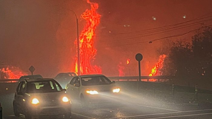 Estados Unidos anuncia ayuda a Chile por incendios forestales en Ñuble y Biobío