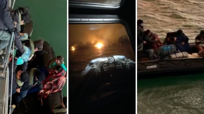 Así fue la evacuación por mar en Punta de Parra: Rescataron a 47 personas atrapadas por las llamas