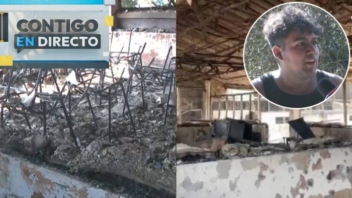 “Era un tornado de fuego”: Impactante relato de cómo las llamas consumieron una escuela en Lirquén