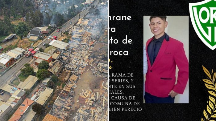“Estamos impactados”: Club lamentó muerte de joven futbolista y su mamá en incendio forestal en Penco