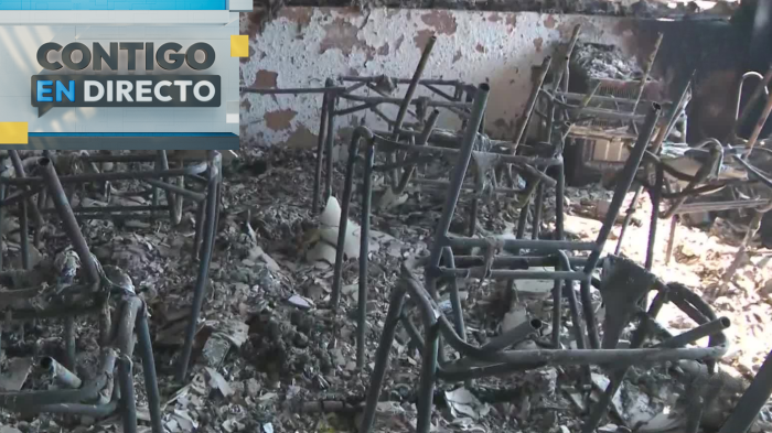 Preocupación en Lirquén por escuela consumida en incendio: Sería la única del sector