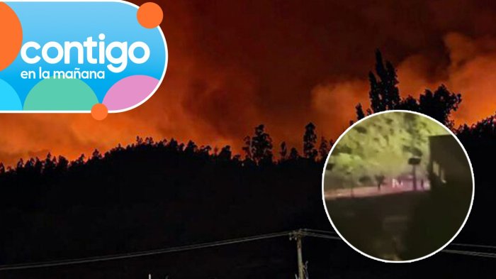 VIDEO | Vecinos de Penco salieron en persecución de supuesto pirómano nocturno