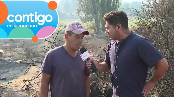 Damnificado sufrió infarto mientras rescataba a sus animales del incendio: “No llegó ninguna ayuda”