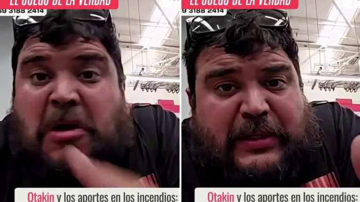 Otakin por ayuda en incendios: “Vi a creadores de contenido manchándose la cara con cenizas”