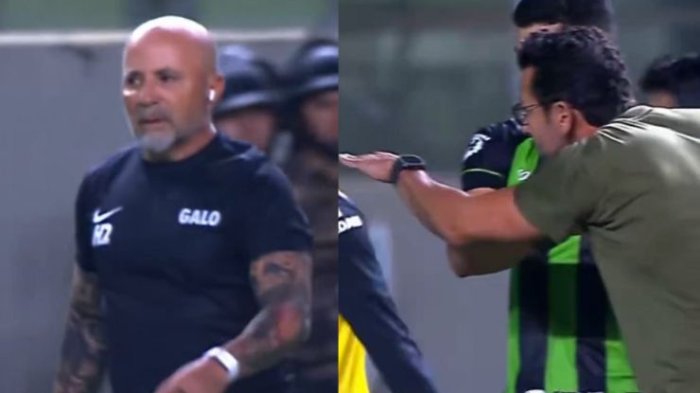 Jorge Sampaoli se descontroló en Brasil: Quiso ir a buscar a DT rival que se burló de su estatura
