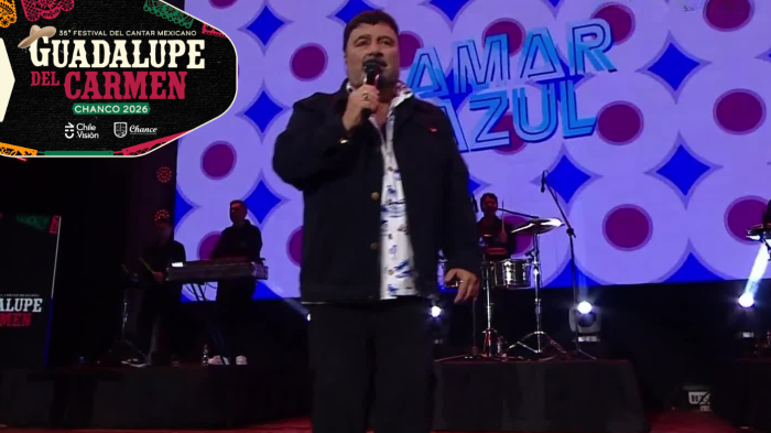 Todo Chile baila: Amar Azul hizo corear a Chanco con su clásica canción “Yo me enamoré”