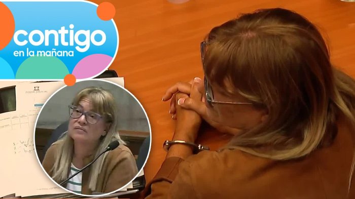 Inédito en Chile: El registro de exministra Ángela Vivanco esposada durante audiencia de formalización