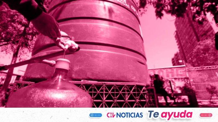 Advierten que habrá cortes de agua en la región Metropolitana en las próximas horas