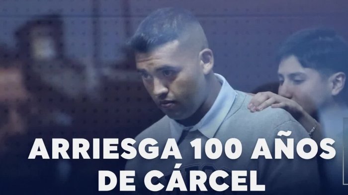 Comenzó juicio contra “Lucho Plátano”: Arriesga 100 años de cárcel tras asesinato de PDI y 6 crímenes más