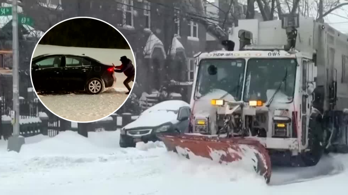 VIDEO | Tormenta de nieve paraliza ciudades de EEUU: Obligó a cancelar vuelo de José Antonio Kast