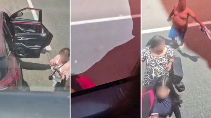 VIDEO | Perdieron el bus, lo persiguieron por la Ruta 5 y lo detuvieron para apedrearlo en Coquimbo