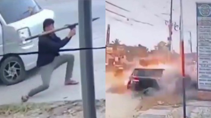 Video | Segundos de terror: Intentan asesinar a alcalde filipino con un lanzacohetes