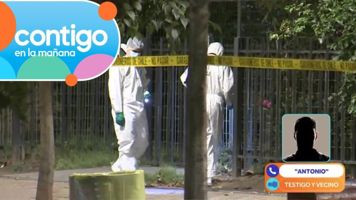 “Uno hacía la limpieza y otro observaba”: El crudo relato de testigo de fatal balacera en Santiago Centro