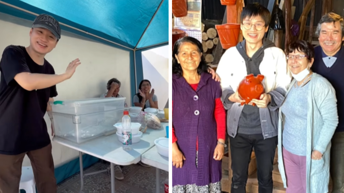 Yuhui sorprendió con noble gesto a familia damnificada por incendios que conoció en Sabingo