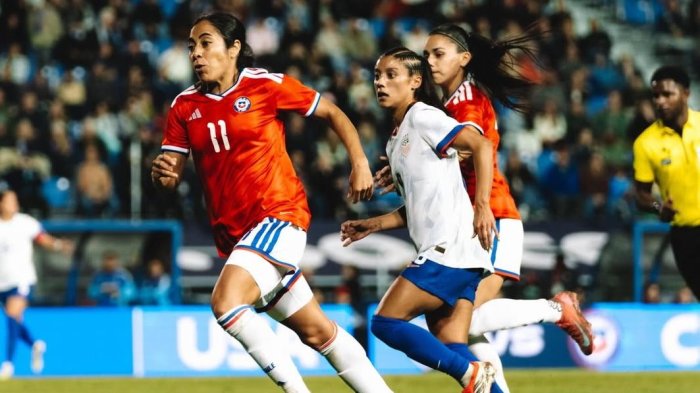 Chile no pudo ante la fortaleza de Estados Unidos y cayó en amistoso internacional