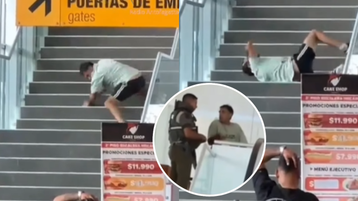 “Nadie lo pescó”: Teatral caída de hombre durante control policial se hizo viral en Antofagasta