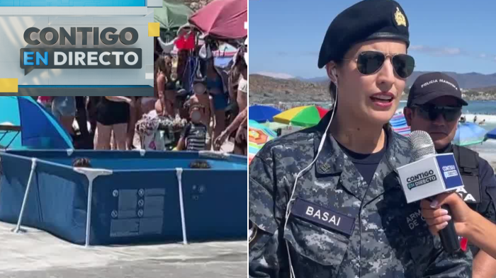 Cobrarían $2 mil por persona: Así funcionaba insólita piscina instalada en plena playa de Totoralillo