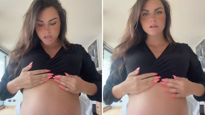 “Aquí estamos”: Emilia Dides aclaró polémica publicación en redes sociales en medio de su embarazo