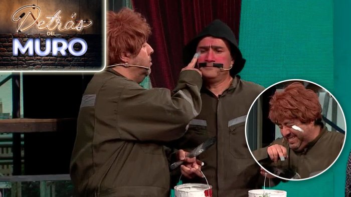 “Tení buena puntería”: Ruperto y Gustavo no aguantaron las risas tras sufrir chascarro en vivo