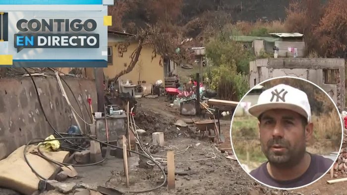 “Algunas personas prometen y...”: El llamado de afectado de incendios en Lirquén por falta de ayuda