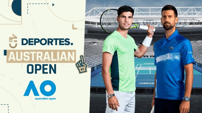 Carlos Alcaraz vs Novak Djokovic: Hora y dónde ver EN VIVO en Chile final Australian Open