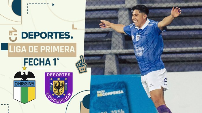 O'Higgins vs Deportes Concepción: Dónde ver EN VIVO y ONLINE partido Liga de Primera