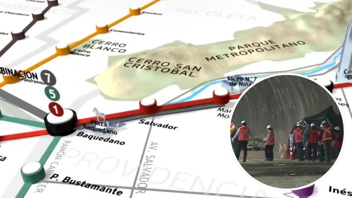 El 40% ya está construido: Así avanza la línea 7 del Metro de Santiago que conectará Renca con Vitacura