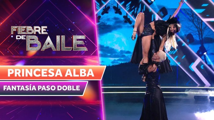 ¡Voló por el escenario! Princesa Alba cautivó con una intensa puesta en escena que impactó al público