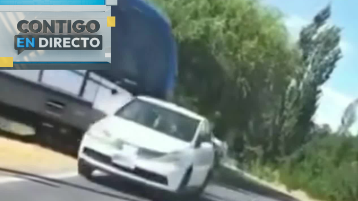 Conductor estuvo a centímetros de ser impactado por tren: Era el primer día de Ramal Talca-Constitución