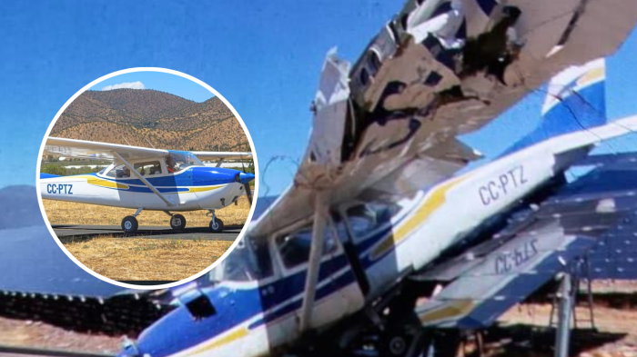 Emergencia aérea en Quillota: Avioneta sufrió accidente en despegue y se estrelló con pasajeros a bordo