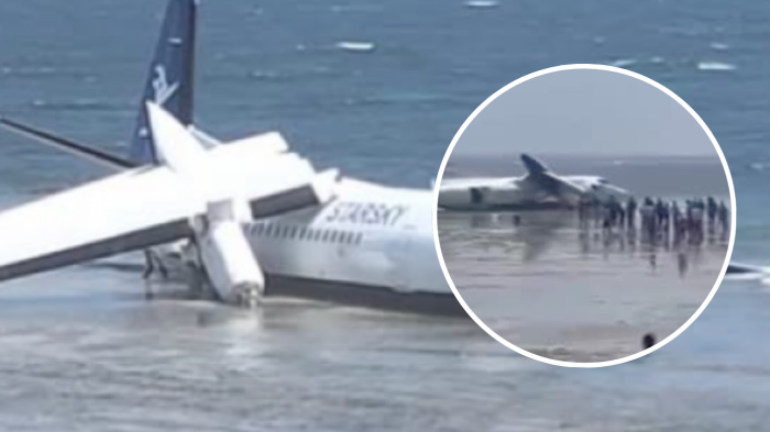 Emergencia aérea: Avión con 50 pasajeros se estrella en la costa de Somalia