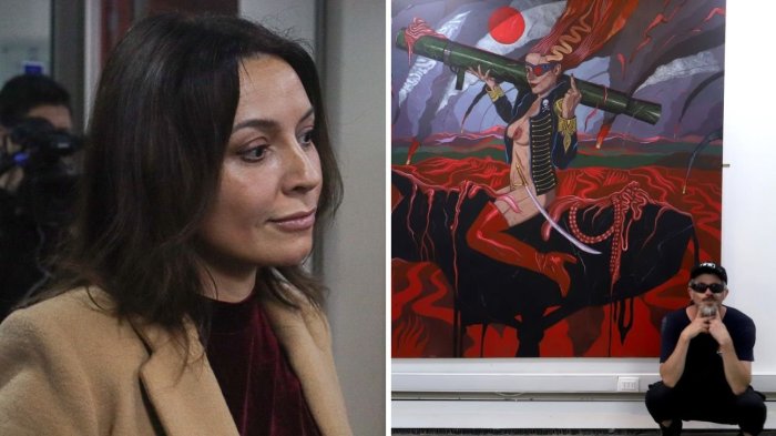 Pintura inspirada en Camila Polizzi desató polémica en Concepción: Fue exhibida en recinto municipal