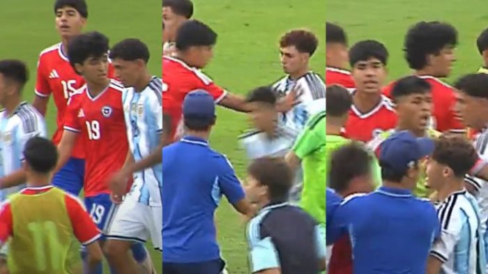 Empujones e insultos: Triunfo de Chile Sub 17 ante Argentina desafó furia de los trasandinos