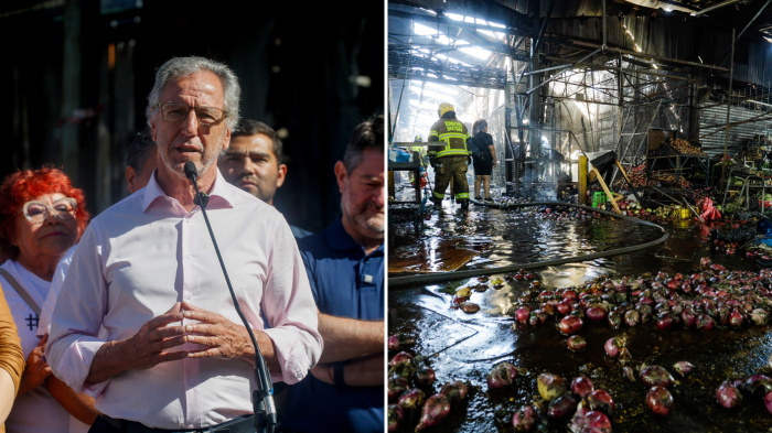 Hasta 10 millones de pesos: El apoyo anunciado para los afectados por el incendio en la Vega Central