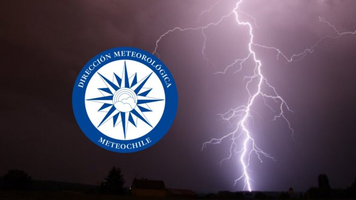 Nuevo aviso por tormentas eléctricas preocupa a cinco regiones de Chile