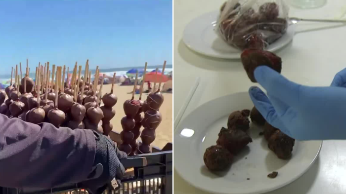 No se derretían a pleno sol: ¿Qué ocultan las frutillas con chocolate que venden en las playas?