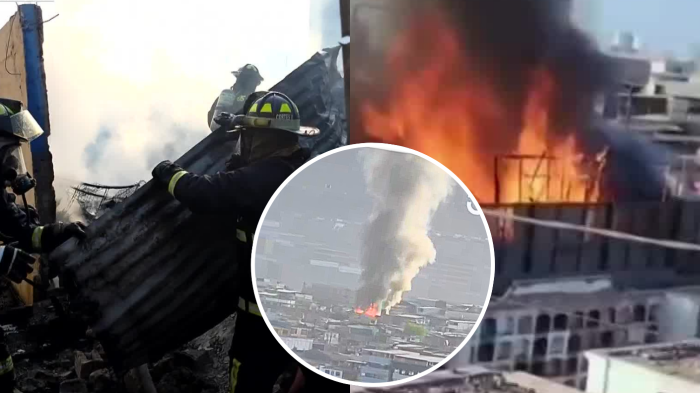 Gran incendio consume varias casas en Iquique: Columna de humo se ve de distintos puntos de la ciudad