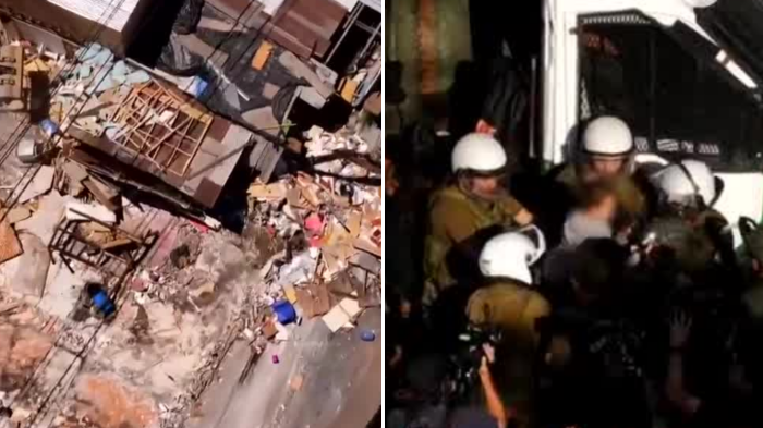 VIDEO | Incidentes en desalojo de Toma Santa Marta: Pobladores detenidos tras altercado con Carabineros