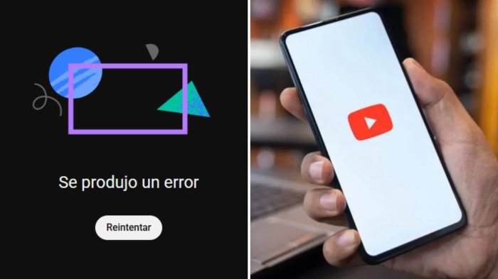 Se cayó YouTube: Reportan falla a nivel mundial de la popular plataforma de videos