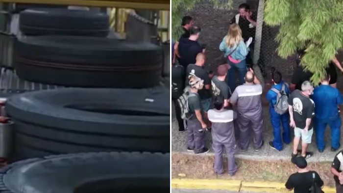 Tensión en Argentina por cierre de histórica fábrica FATE a un día del paro general