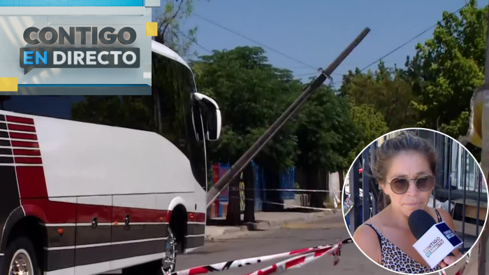 Poste lleva casi una semana colgando en San Ramón: Fue sostenido por cables tras ser impactado por auto