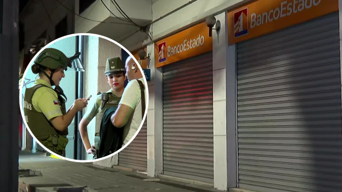 Destrozaron instalaciones y se dieron a la fuga: Robo frustrado a Banco Estado deja millonarios daños